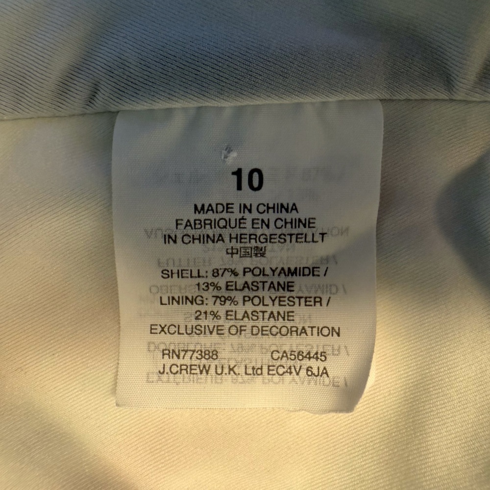 “J. CREW” Tropical Floral Long Sleeve Rash Guard Swimsuit - Picture 16 of 16